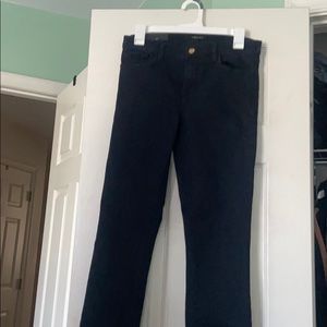 Never worn J Brand Dark Denim Mid Rise Jean